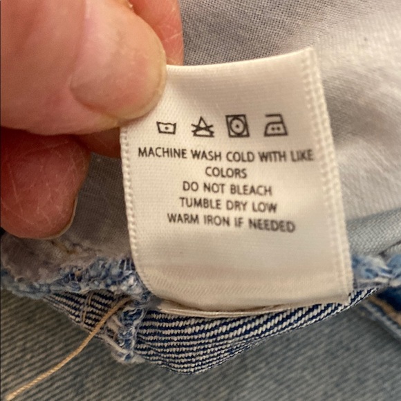 tgla Blue Flare Wide Leg Jeans with Vintage Distressing - Picture 6 of 9